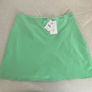 Silk mini skirt